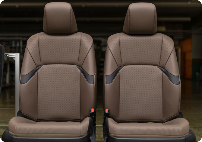 自動車シートカバー縫製事業